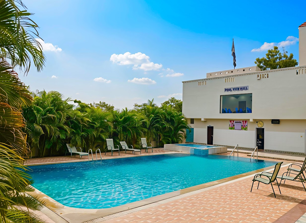 Seagate Church View Resorts Velankanni – 50m from Church, Pool, Breakfast
